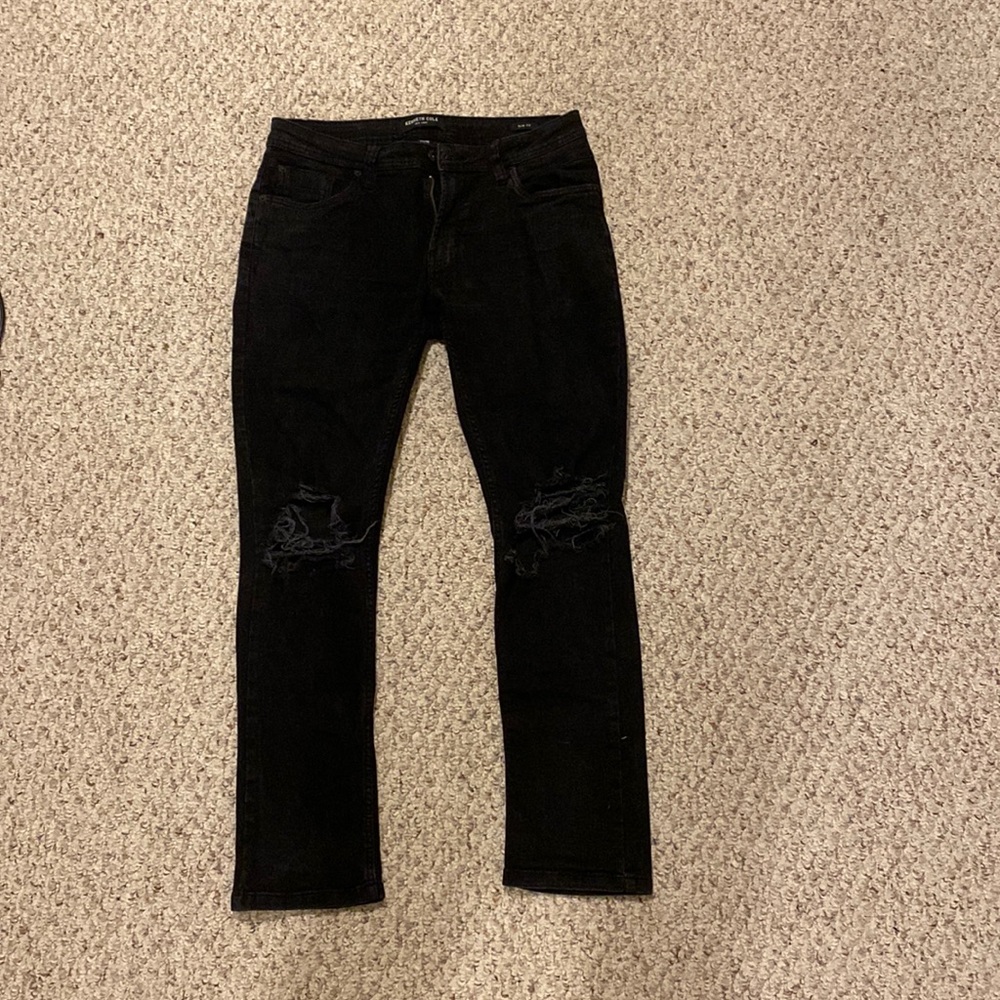 Ripped black jeans Kenneth Cole